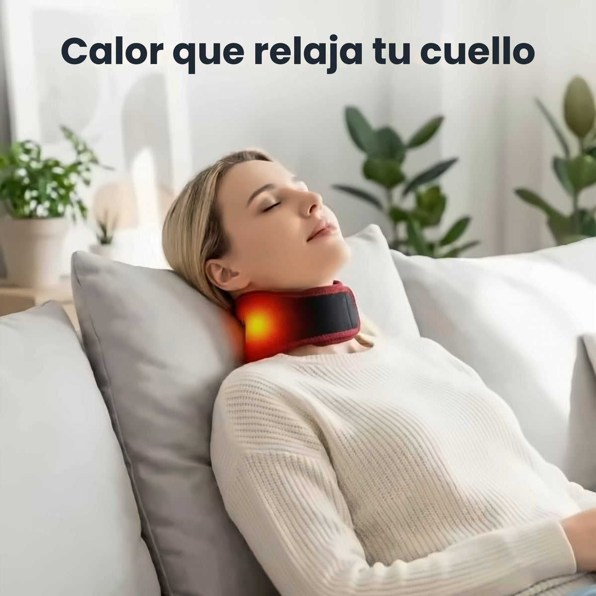 Cinturón cervical con calor