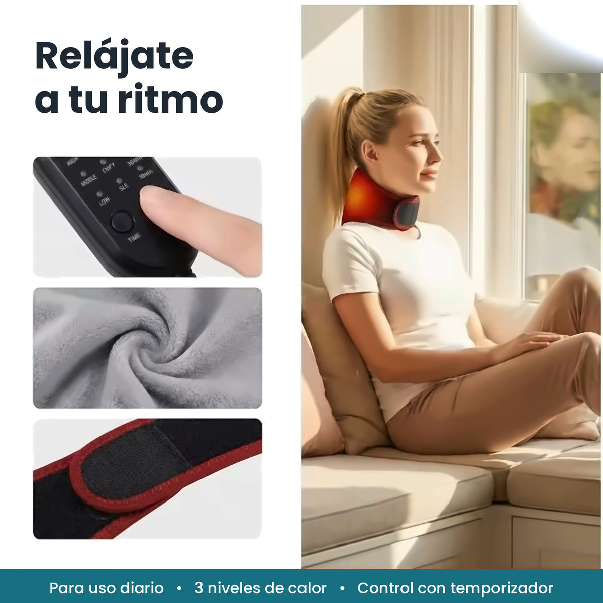 Cinturón cervical: relájate a tu ritmo