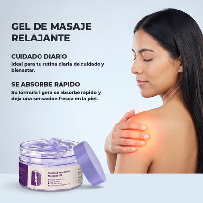 Gel de masaje relajante: cuidado diario y se absorbe rápido