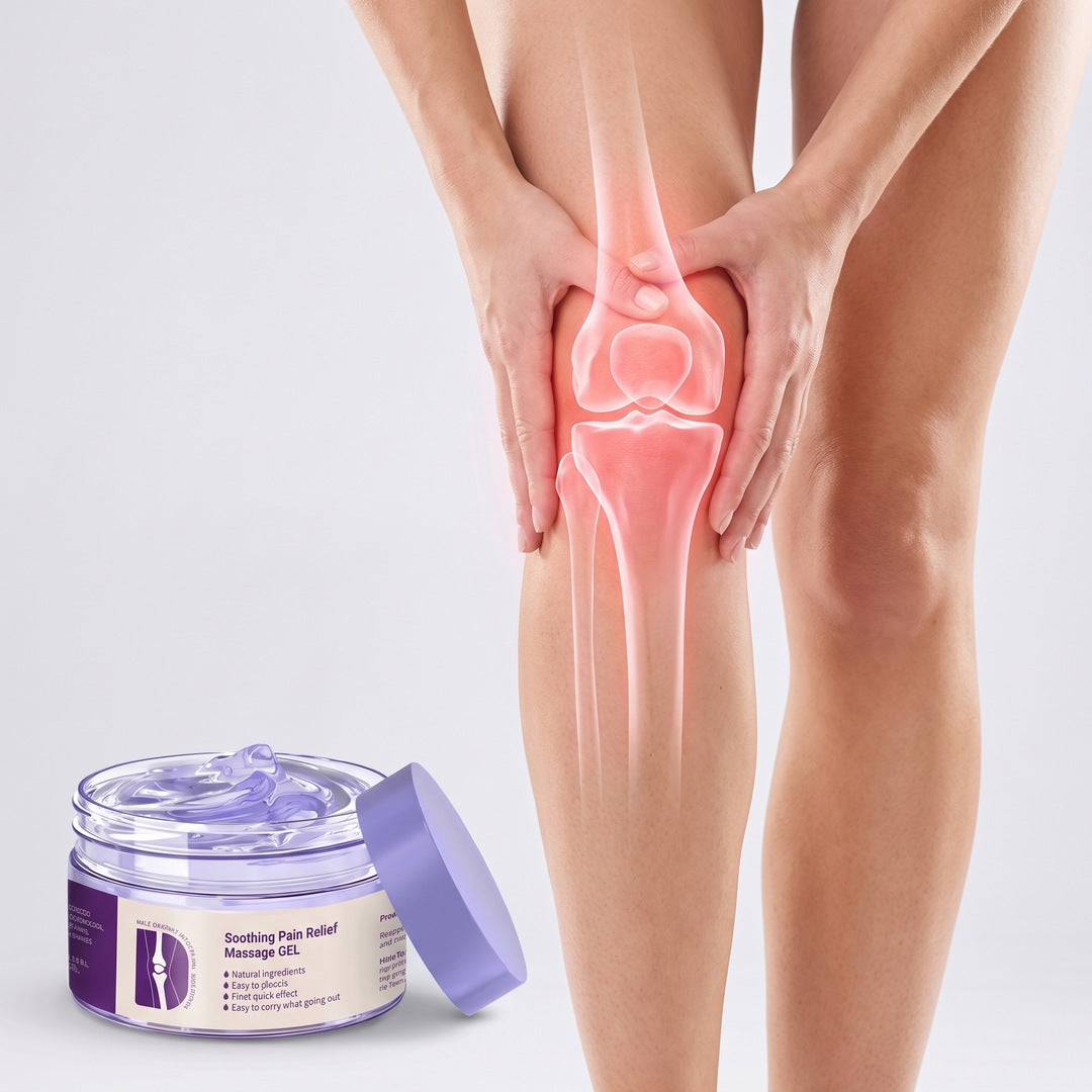 Gel de masaje para rodillas