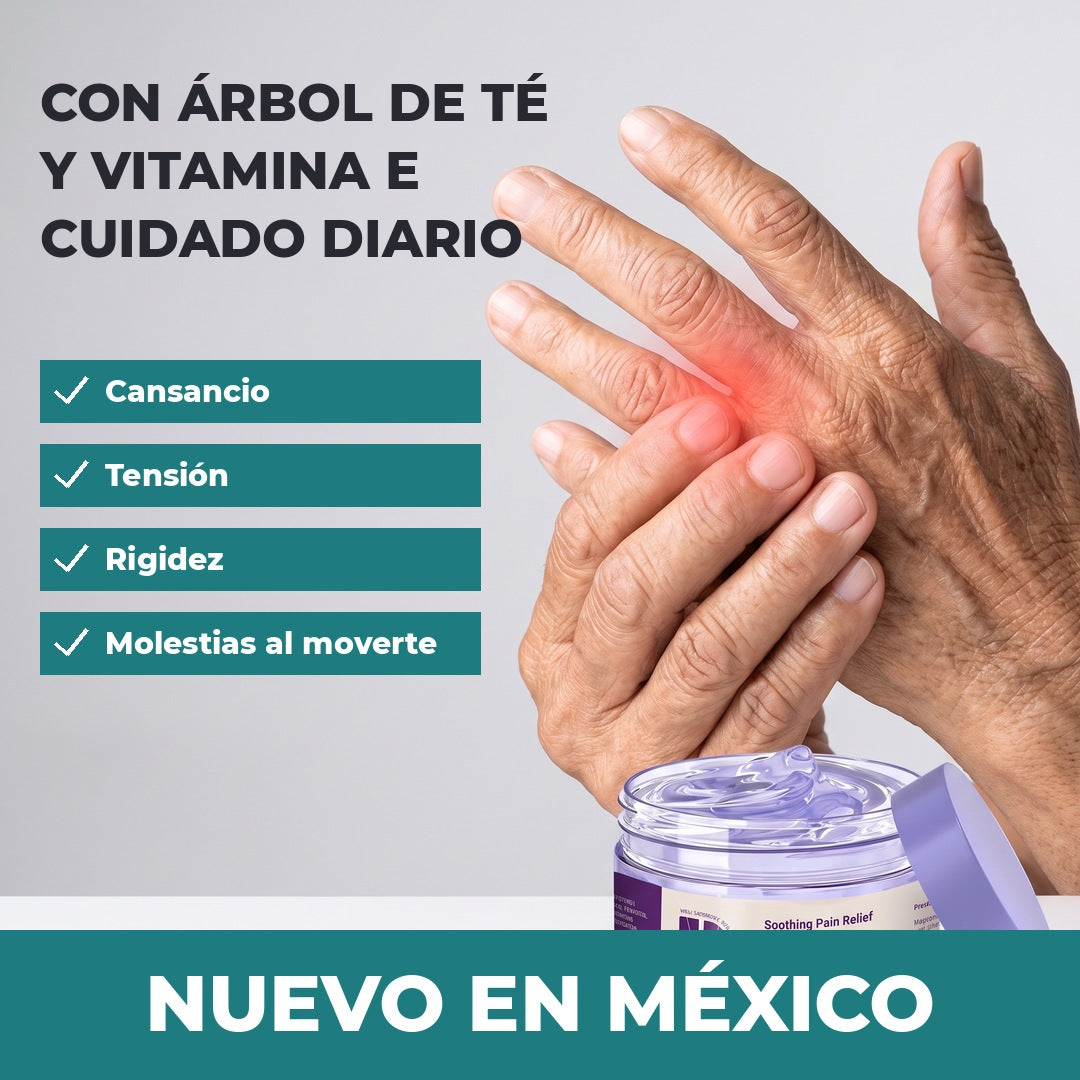 Gel de masaje con árbol de té y vitamina E, nuevo en México