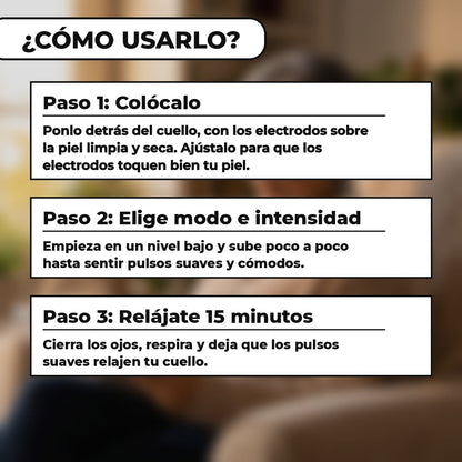 Cómo usar el masajeador Seranes en 3 pasos