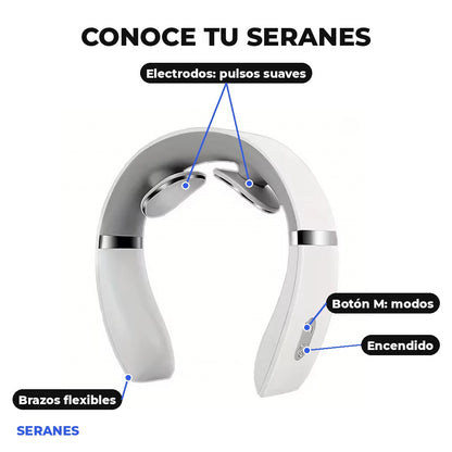 Conoce tu Seranes: electrodos, botón de modos, encendido y brazos flexibles