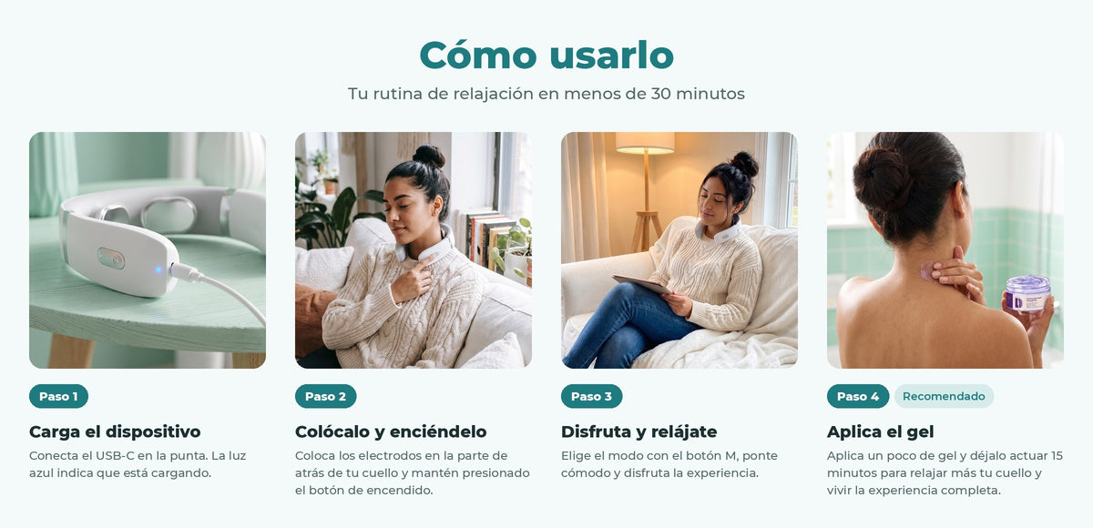 Tu rutina de relajación en 4 pasos